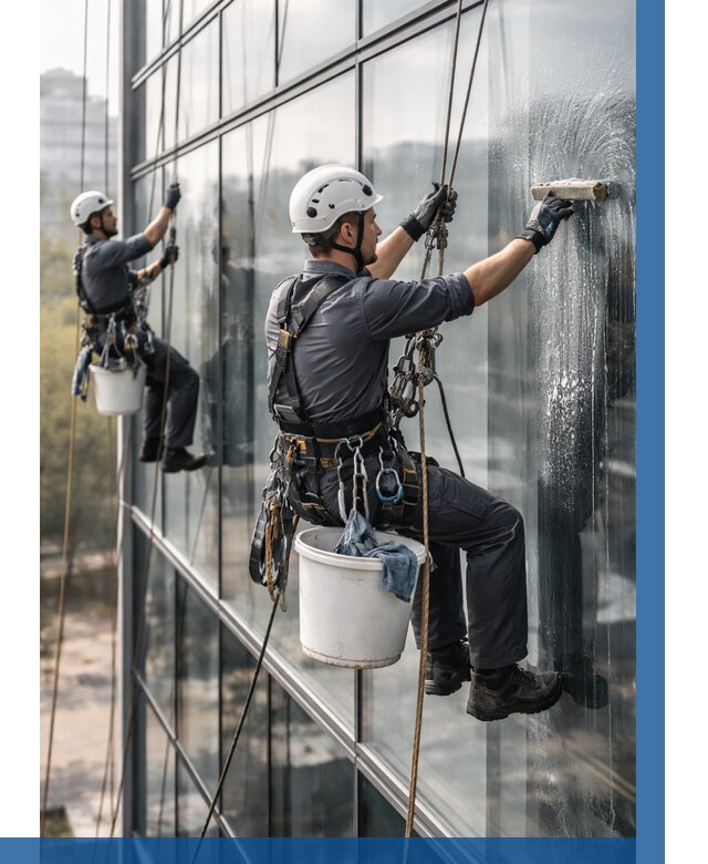 Мойка сплошного остекления в Истре, заказать от 305 р.| ВЫСОТНИК-Ста