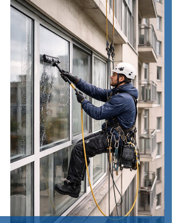 Мойка балконного остекления в Истре от 3556 р. | ВЫСОТНИК-Ста