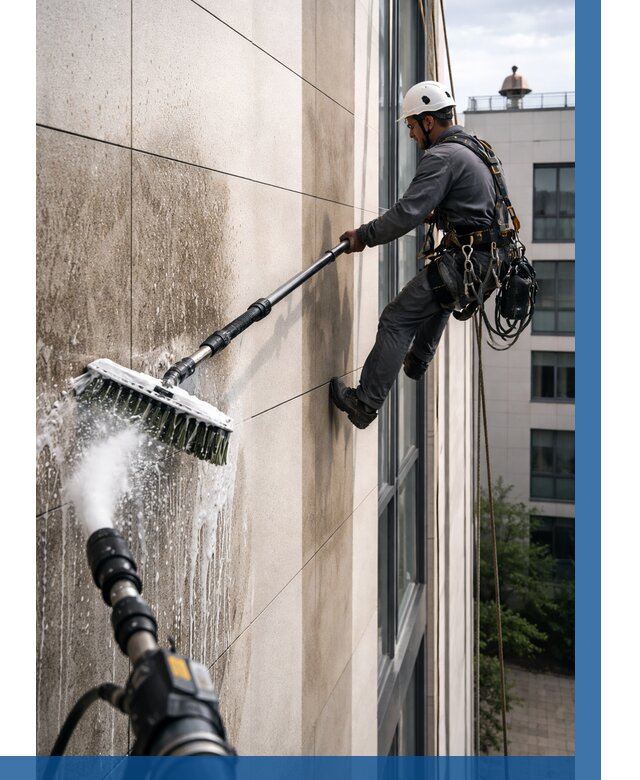 Мойка фасада из керамогранита в Истре от 305 р. | ВЫСОТНИК-Ста