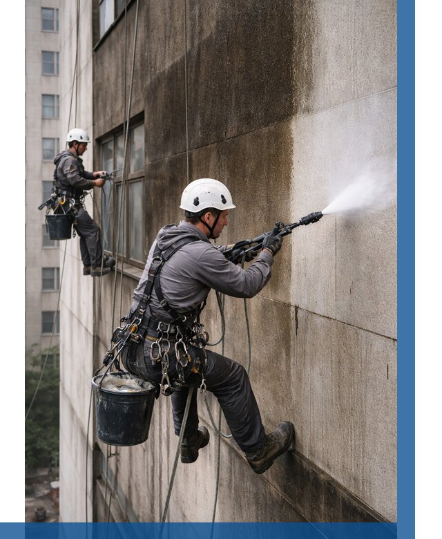 Очистка фасада от копоти в Истре от 254 р. | ВЫСОТНИК-Ста