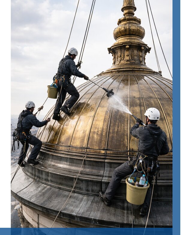 Мойка куполов и шпилей в Истре от 8128 р. - заказать | ВЫСОТНИК-Ста