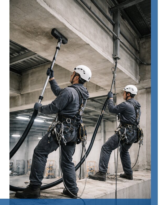 Обеспыливание потолочных конструкций в Истре от 254 р. |ВЫСОТНИК-Ста