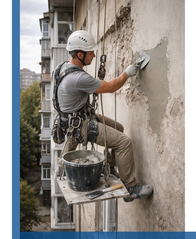 Восстановление фасадной штукатурки в Истре с гарантией качества