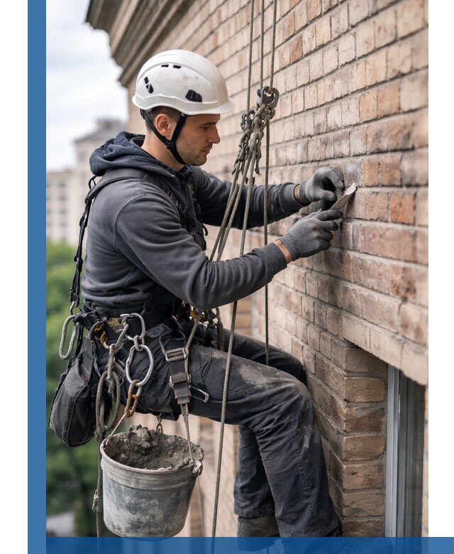 Качественный ремонт кирпичной кладки фасада в Истре с гарантией