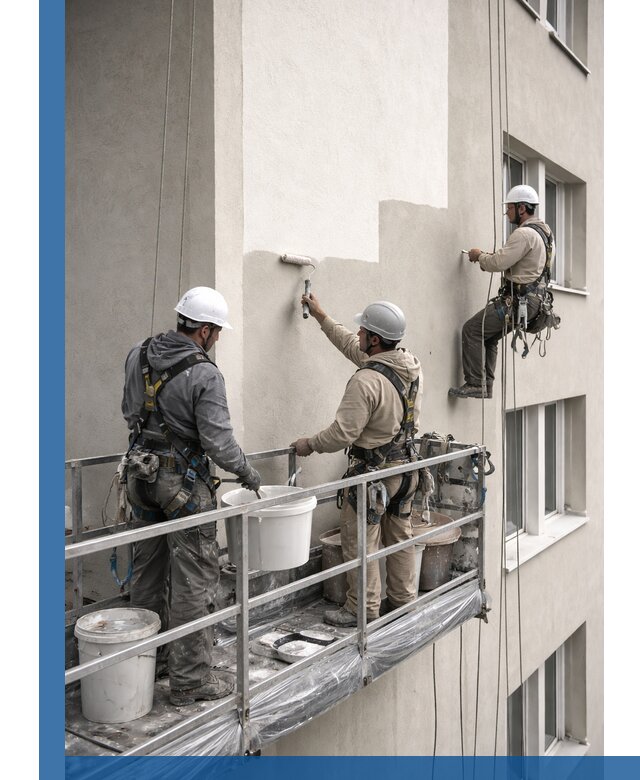 Покраска оштукатуренного фасада в Истре под ключ с гарантией