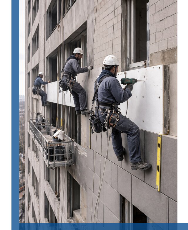 Монтаж фасадных термопанелей высокого качества в Истре