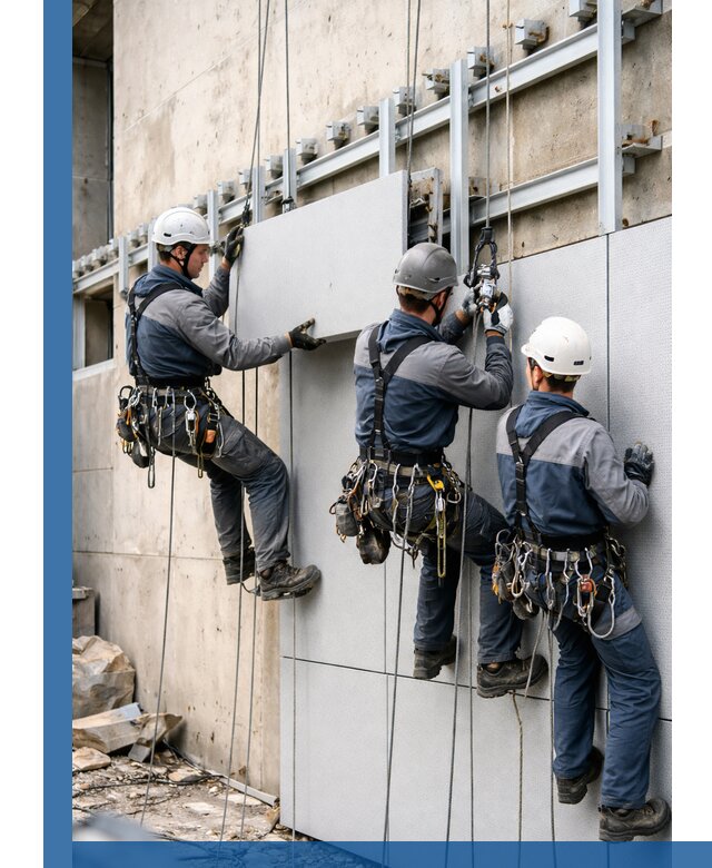 Монтаж вентилируемого фасада в Истре под ключ с гарантией качества