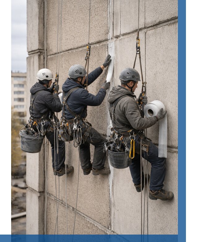 Ремонт межпанельных швов в Истре от 762 р. | ВЫСОТНИК-Ста