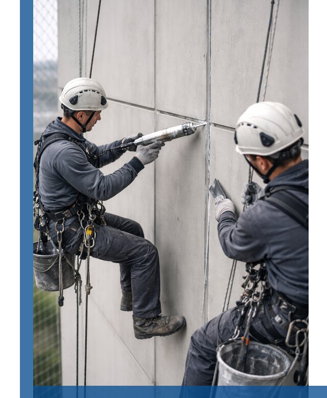 Первичная герметизация швов фасадов и кровель в Истре