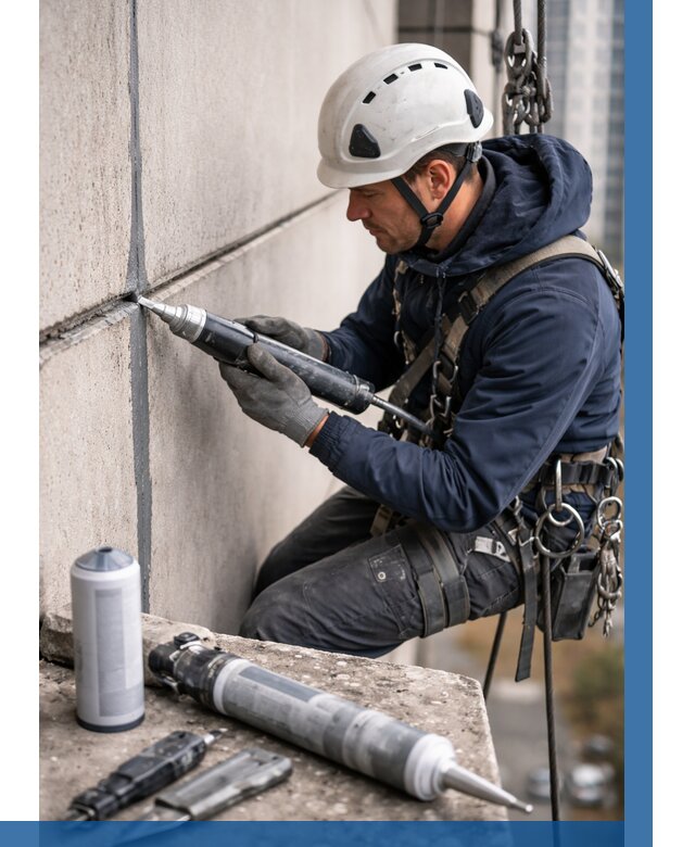 Вторичная герметизация швов в Истре от 457 р. | ВЫСОТНИК-Ста