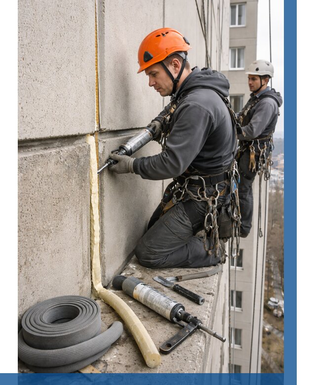 Теплый шов межпанельные швы в Истре от 711 р. | ВЫСОТНИК-Ста