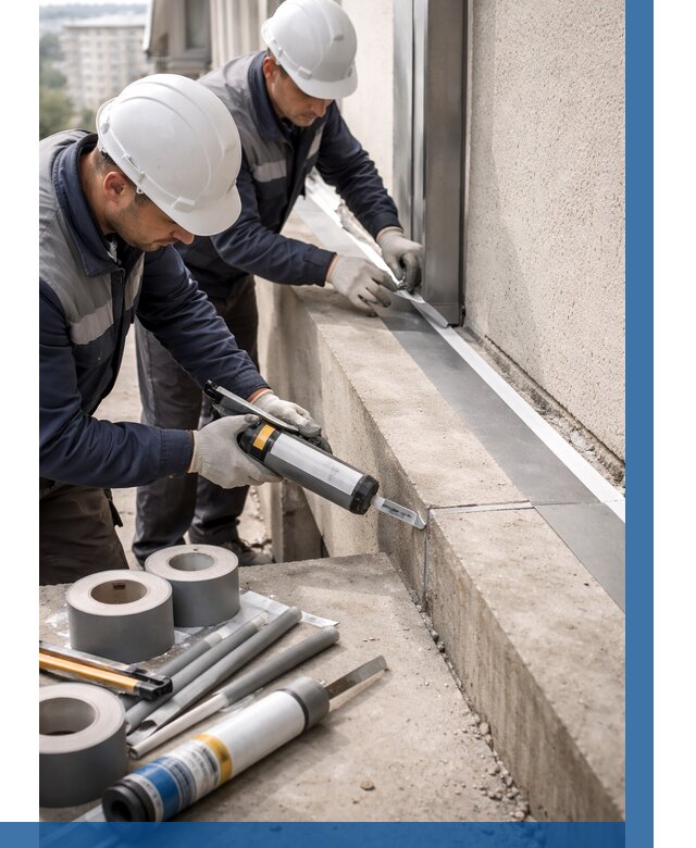 Герметизация примыкания балкона в Истре от 4572 р. | ВЫСОТНИК-Ста