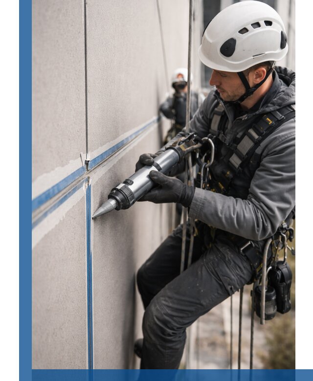 Герметизация стыков фасадных панелей в Истре качественно и быстро