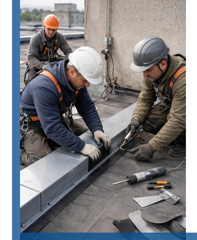 Ремонт кровельных примыканий в Истре профессионально