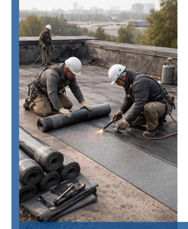 Монтаж мягкой кровли в Истре профессионально и надежно