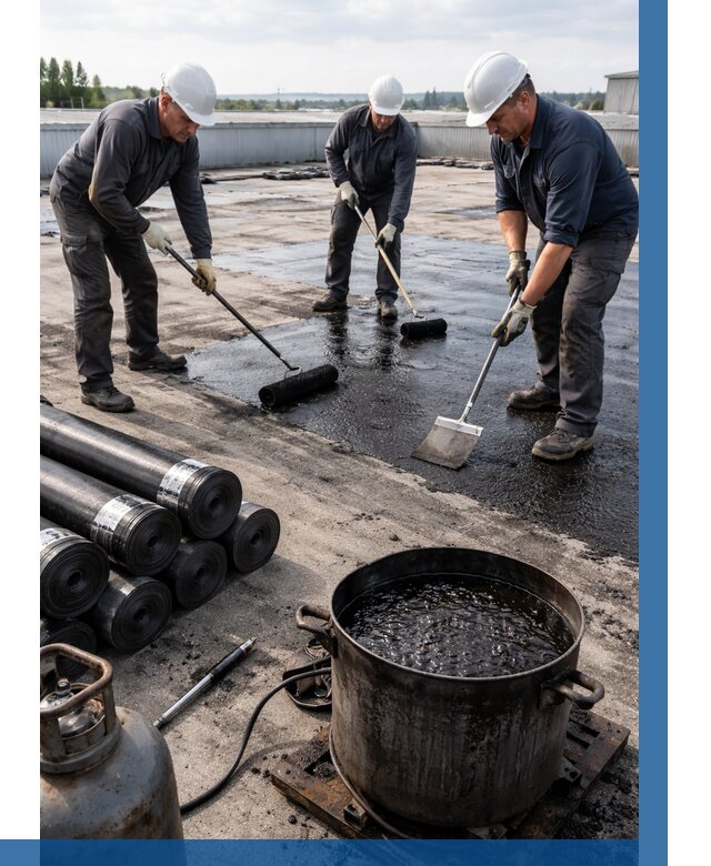 Гидроизоляция кровли мастикой в Истре от 610 р. | ВЫСОТНИК-Ста