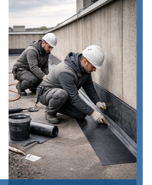 Гидроизоляция примыканий на кровле в Истре от 914 р. | ВЫСОТНИК-Ста