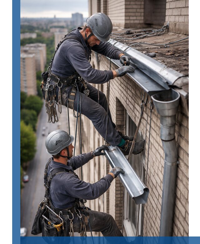 Ремонт водосточных желобов в Истре, быстро и качественно