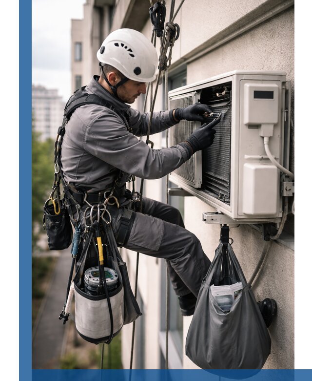 Обслуживание внешнего блока кондиционера в Истре профессионально