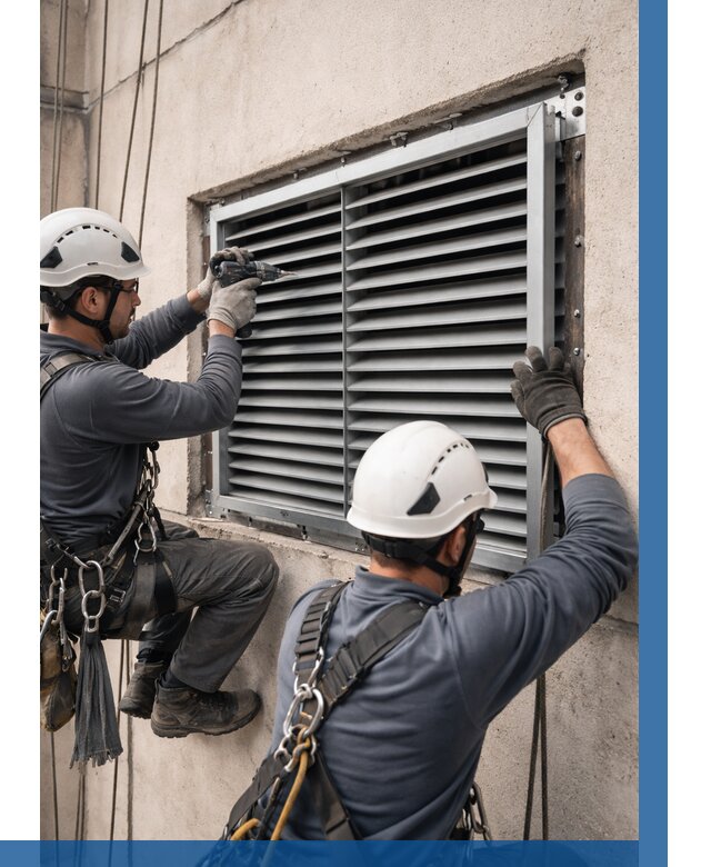 Монтаж вентиляционных решеток в Истре от 4572 р. | ВЫСОТНИК-Ста