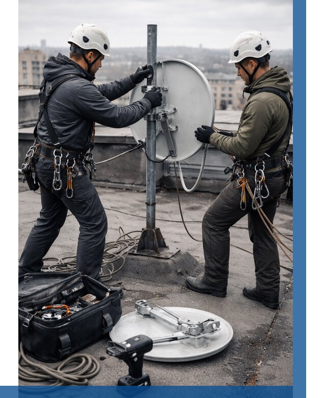 Демонтаж антенн на крыше в Истре от 4572 р. | ВЫСОТНИК-Ста