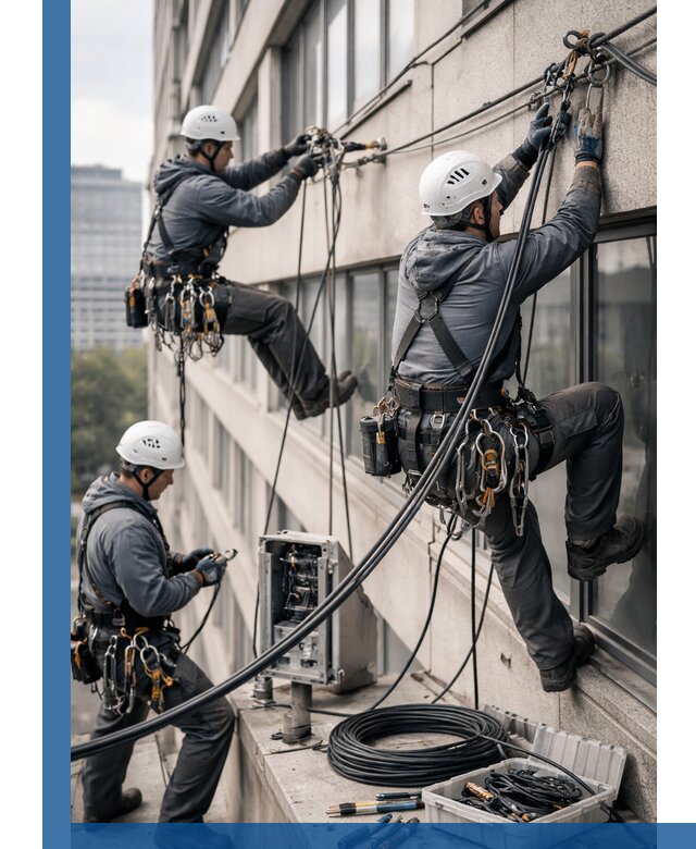 Прокладка оптоволоконного кабеля в Истре под ключ с тестированием