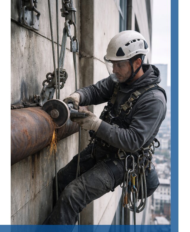 Резка металла на высоте в Истре по цене от 4572 р. | ВЫСОТНИК-Ста