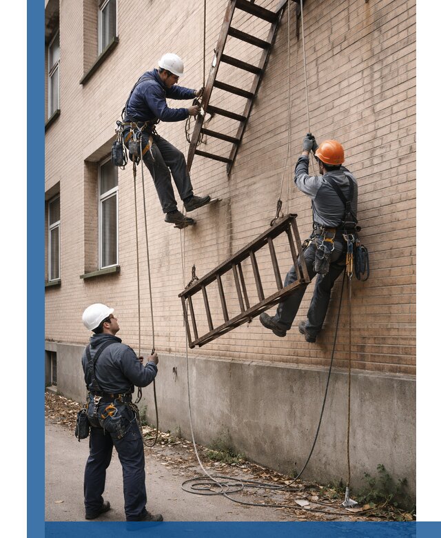 Демонтаж пожарной лестницы в Истре быстро и безопасно