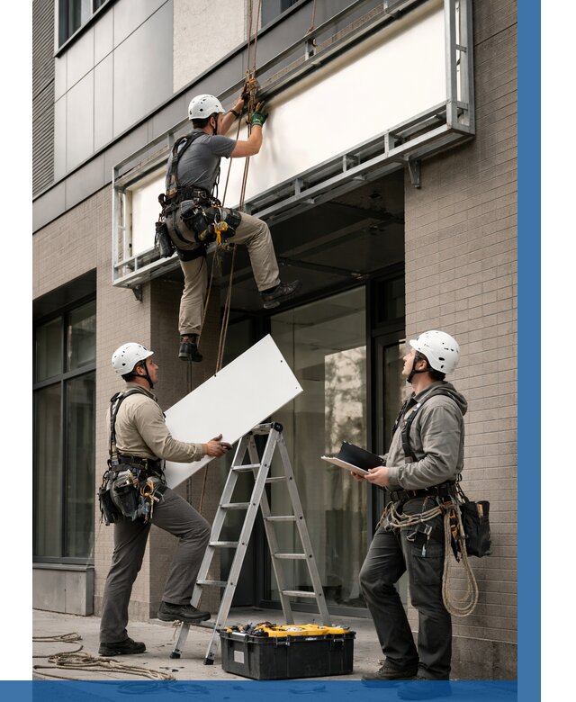 Монтаж светового короба в Истре от 6604 р. | ВЫСОТНИК-Ста