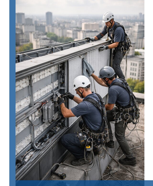 Профессиональное обслуживание крышной рекламы в Истре под ключ