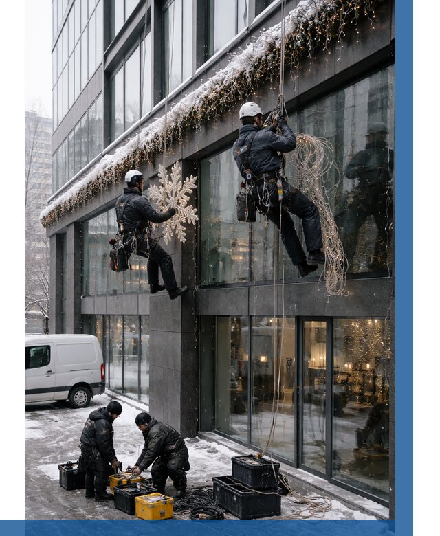 Демонтаж новогоднего оформления в Истре от 5588 р. | ВЫСОТНИК-Ста