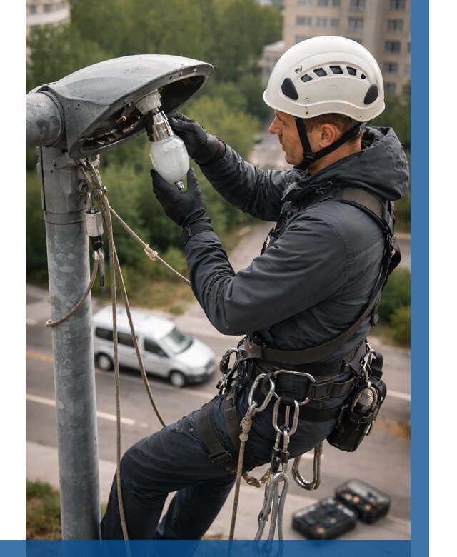 Замена ламп на высоте в Истре от 2540 р. | ВЫСОТНИК-Ста