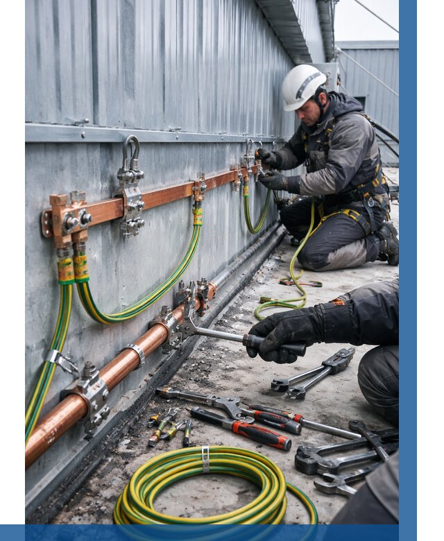 Монтаж заземления здания в Истре от 25400 р. | ВЫСОТНИК-Ста