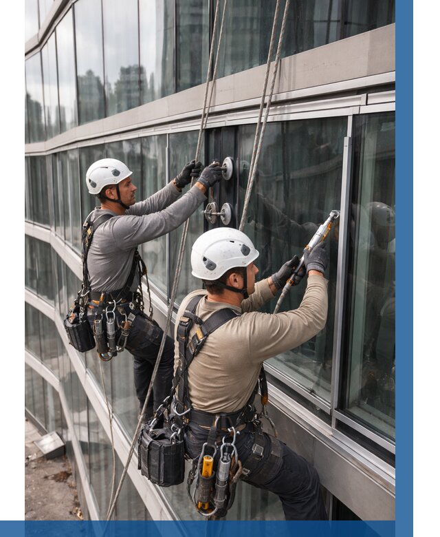 Радиусное остекление фасада в Истре от 12192 р. | ВЫСОТНИК-Ста