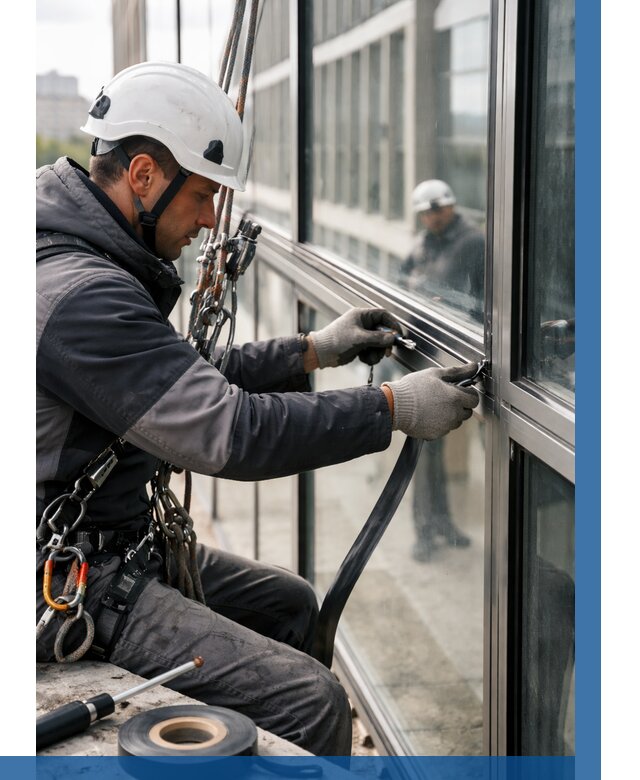 Ремонт витражных конструкций в Истре от 3556 р. | ВЫСОТНИК-Ста