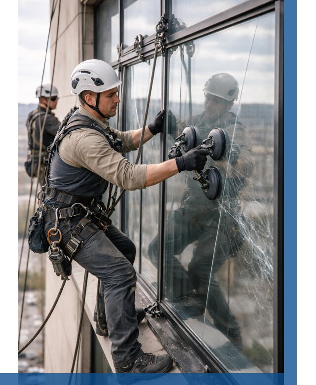 Замена стекла в витраже в Истре под ключ от 8636 р. | ВЫСОТНИК-Ста