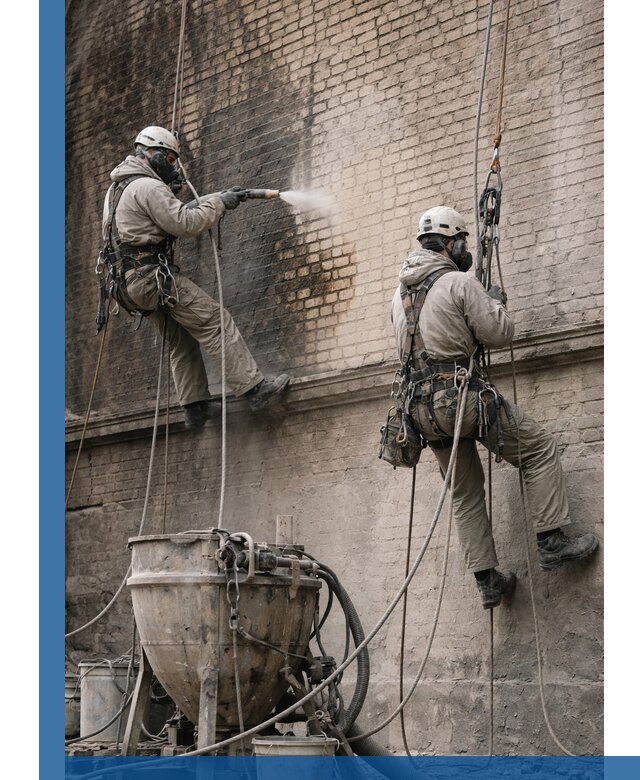 Пескоструйная очистка фасадов в Истре профессионально