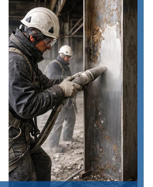 Удаление старой краски с металла в Истре от 457 р. | ВЫСОТНИК-Ста