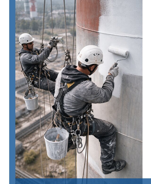Покраска дымовых труб в Истре: антикоррозийная защита и восстановление