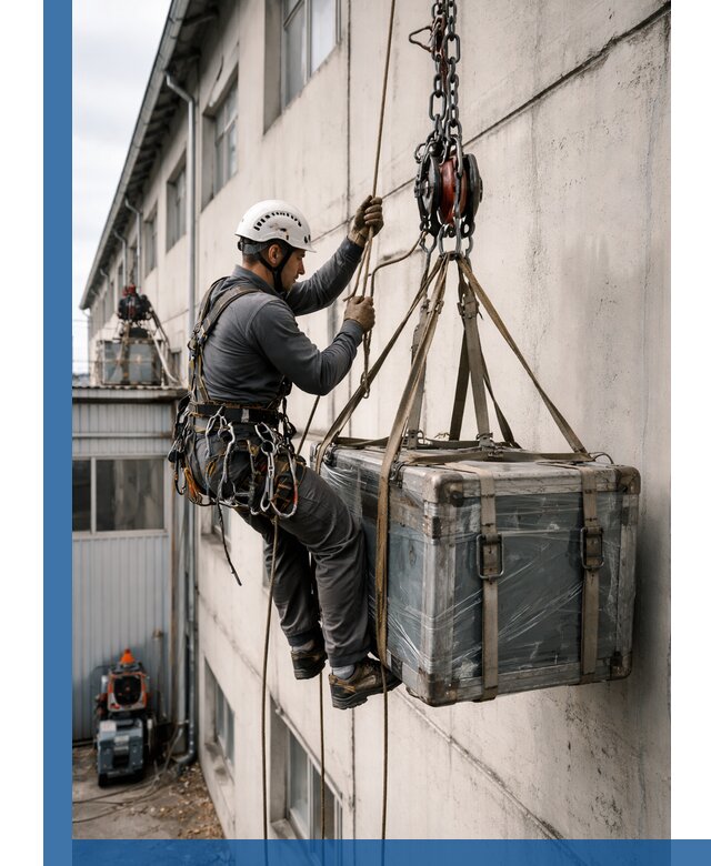 Подъем грузов на высоту в Истре для промышленных объектов