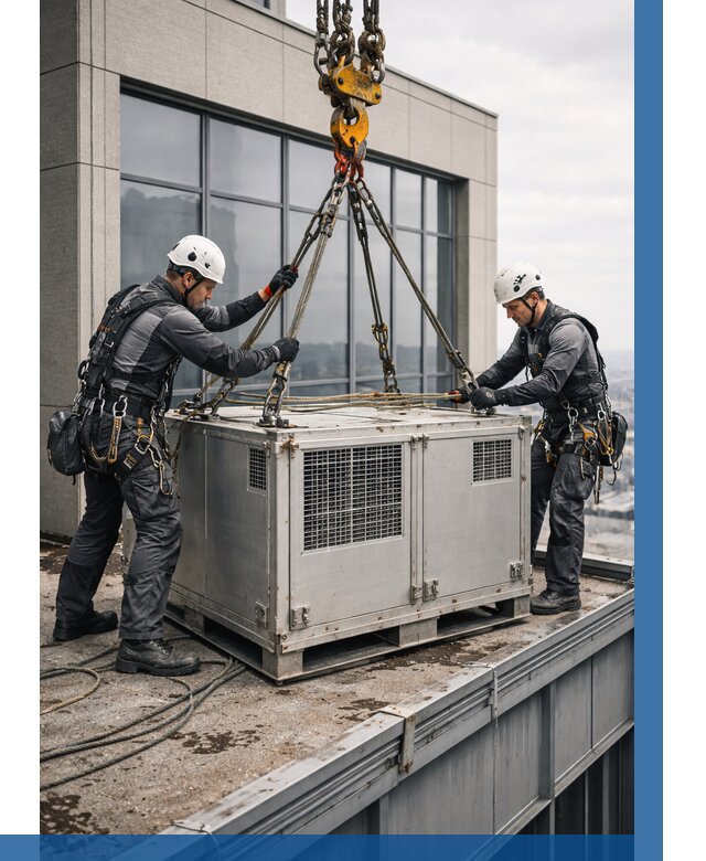 Такелажные работы на высоте в Истре от 8128 р. | ВЫСОТНИК-Ста