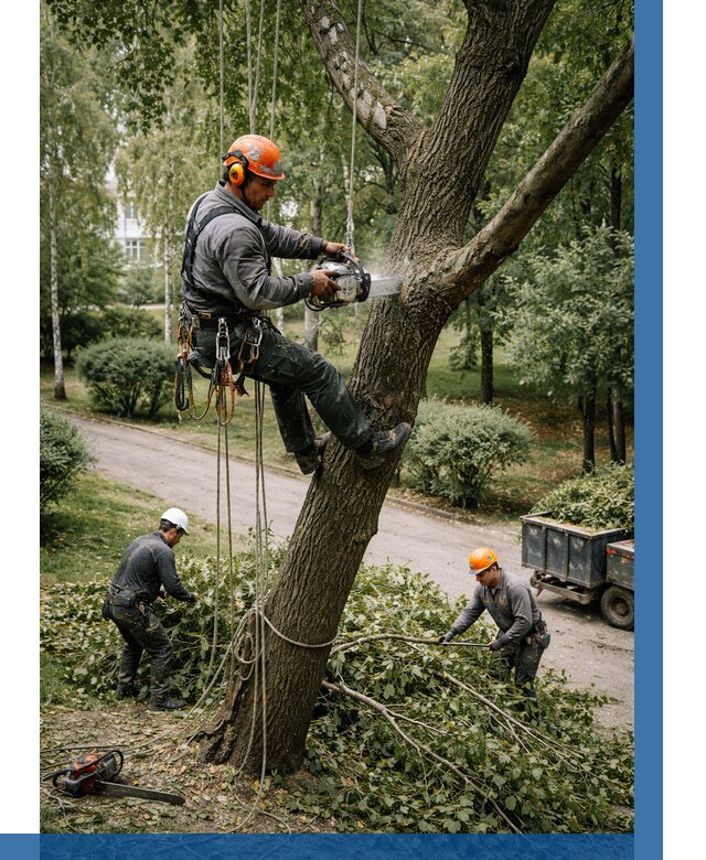 Кронирование деревьев в Истре от 6604 р. | ВЫСОТНИК-Ста