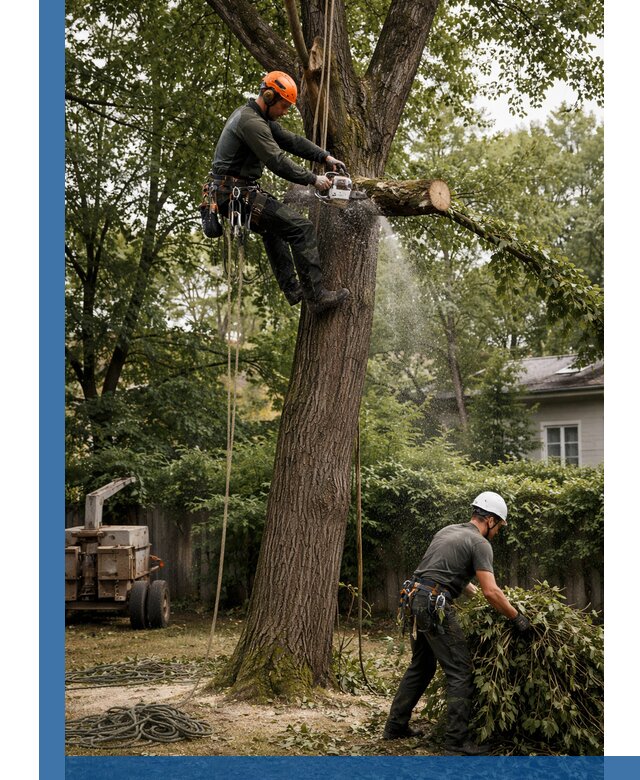 Кронирование деревьев в Истре, безопасная высотная обрезка