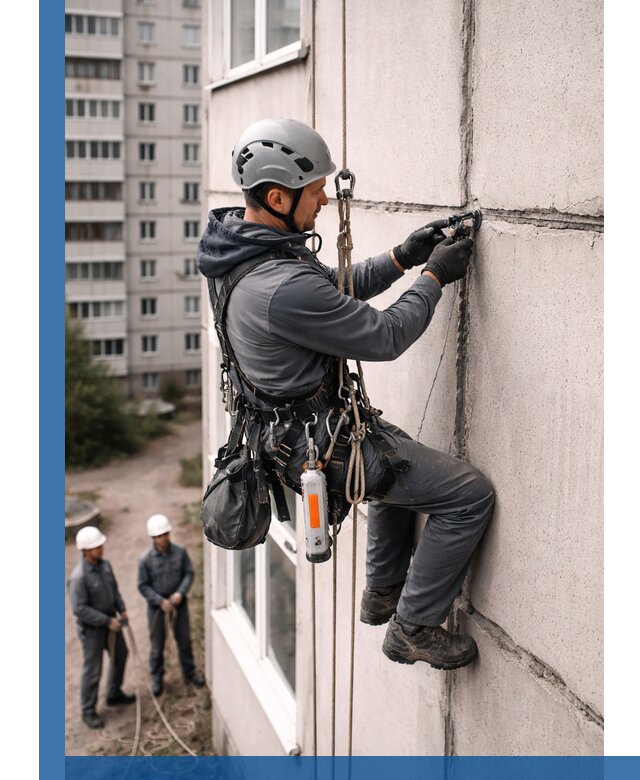 Обследование межпанельных швов и герметизация в Истре