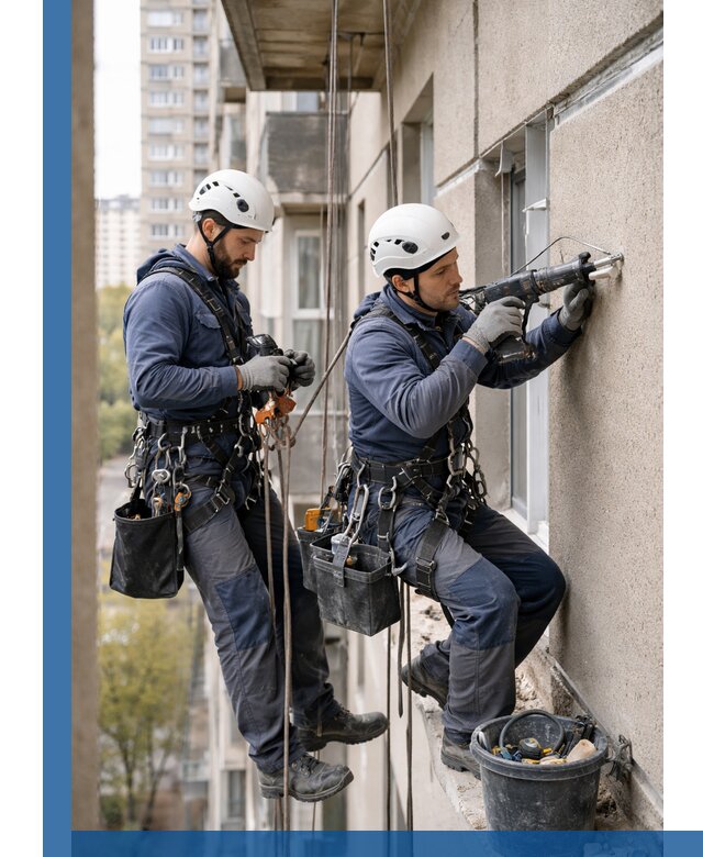 Промышленные альпинисты высотные работы и монтаж в Истре